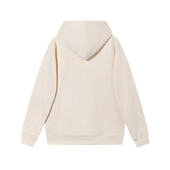 Gucci Cotton jersey hooded sweatshirt Beige