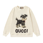 GUCCI Beige Cotton Jersey Sweatshirt New & Authentic