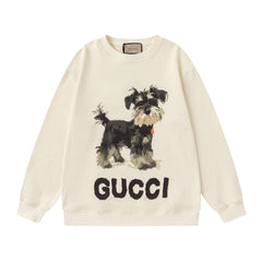 GUCCI Beige Cotton Jersey Sweatshirt New & Authentic