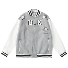 Burberry Gray Felton Bomber Jacket