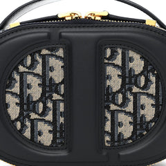 Christian Dior Signature Oval Camera Bag Calfskin with Embossed CD Signature