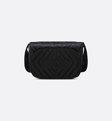 Dior Men Explorer Messenger Bag Black CD Diamond Mirage Ski Capsule Nylon