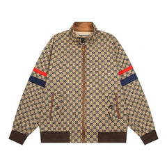 Gucci GG cotton canvas zip jacket
