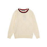 Perforated Gucci GG cotton sweater