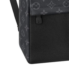 Louis Vuitton Backpack Rucksack Black Monogram Eclipse Canvas Leather
