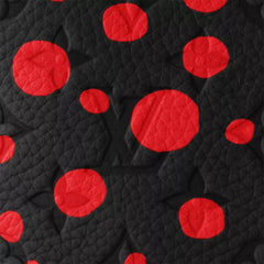 Louis Vuitton X YK Keepall 50 - Kusama Black with Red Spots