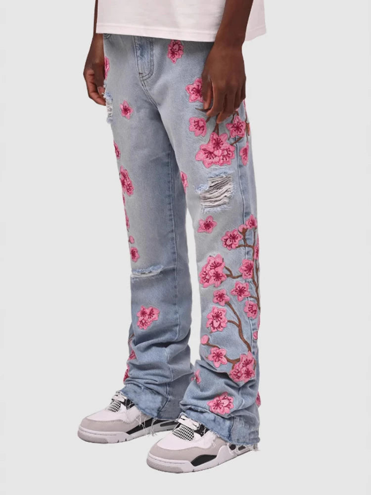 Men Long Demin Oversize Jeans