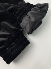 Balenciaga rhinestone-logo zipped hoodie
