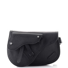 Christian Dior Saddle Messenger Pouch Leather