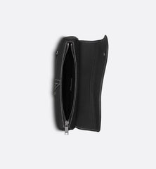 Dior Saddle Bag Black Grained Calfskin