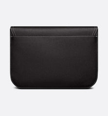 Dior Saddle A4 Pouch Black Grained Calfskin
