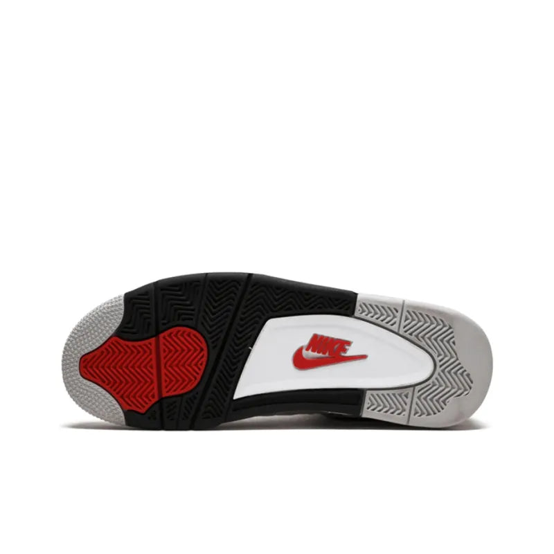 Air jordan Retro 4-Style Sneakers – White Cement Editi