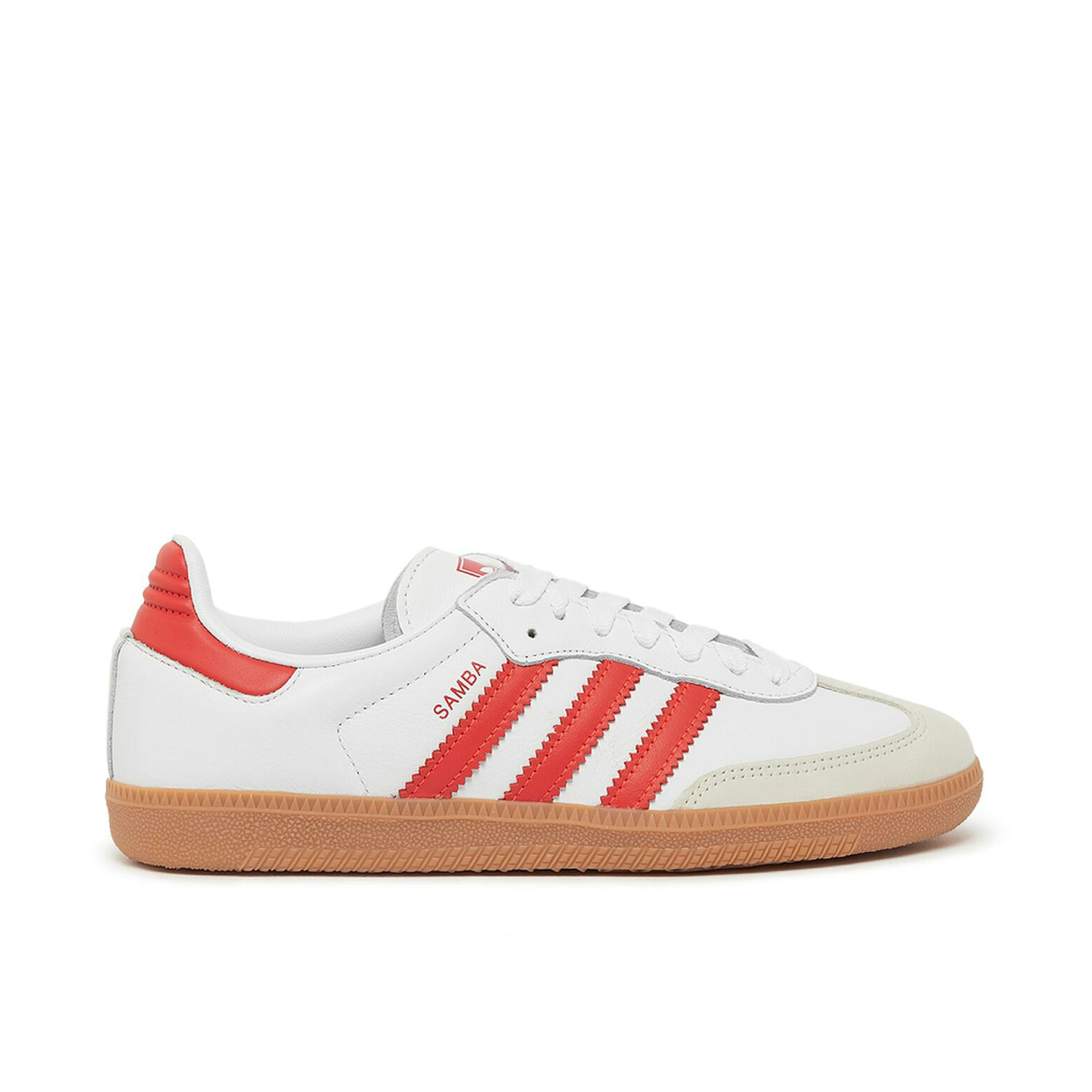 ADIDAS SAMBA OG WHITE SOLAR RED GUM