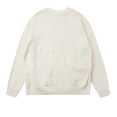 Gucci Knit cotton cardigan with patch Ivory