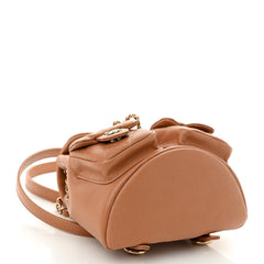 Chanel Shiny Caviar Quilted Small Duma Pockets Drawstring Backpack