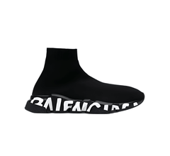 Balenciaga Speed Graffiti Trainers Black