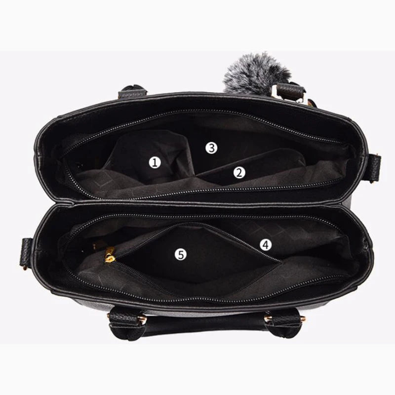 Messenger Leather Handbags Bags for Women