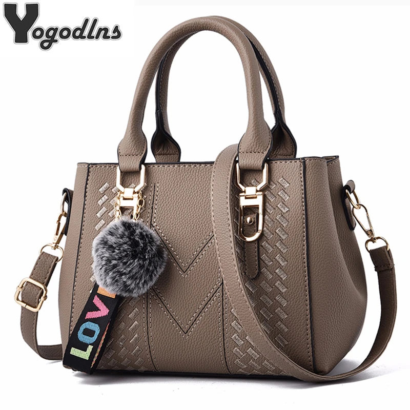 Messenger Leather Handbags Bags for Women