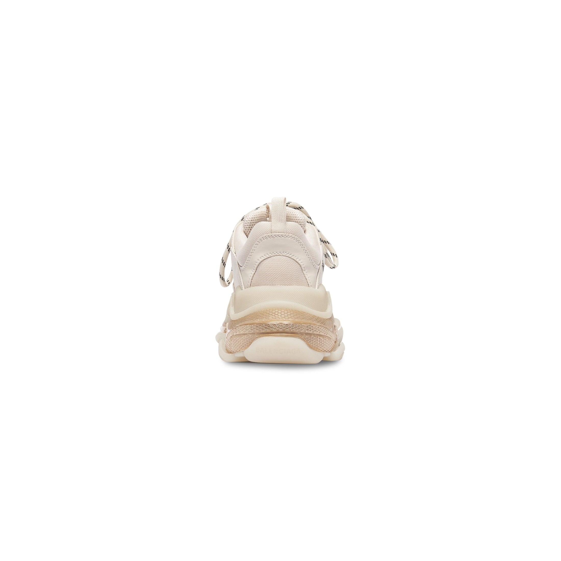 MEN'S TRIPLE S CLEAR SOLE SNEAKER IN BEIGE - SpinServe