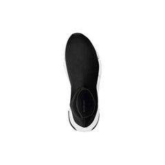 MEN'S SPEED 2.0 RECYCLED KNIT SNEAKER IN BLACK/WHITE - SpinServe