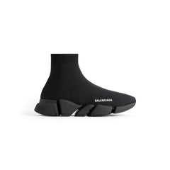 MEN'S SPEED 2.0 RECYCLED KNIT SNEAKER IN BLACK - SpinServe