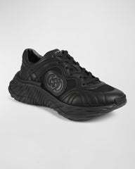 Gucci Ripple Sole Sneaker – Mesh & Leather Luxe Edition
