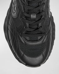 Gucci Ripple Sole Sneaker – Mesh & Leather Luxe Edition