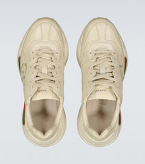 Gucci Rhyton Chunky Leather Sneakers