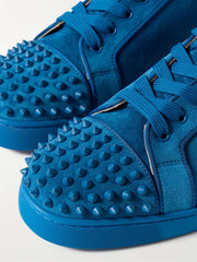 CHRISTIAN LOUBOUTIN
Louis Junior Spikes Cap-Toe Suede Sneakers