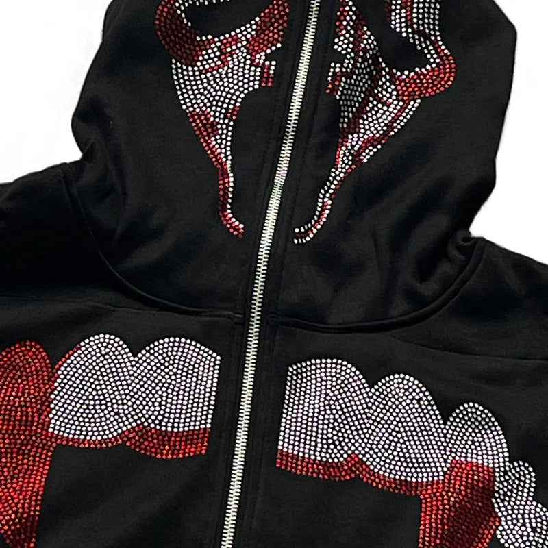 Hoodies Long Sleeve Coat Sweatshirt Jacket Streetwear