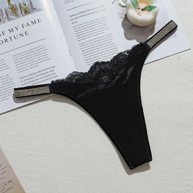New Women's Panties Victoria Underwear Low Rise Thongs Secret T Tanga Underpanties