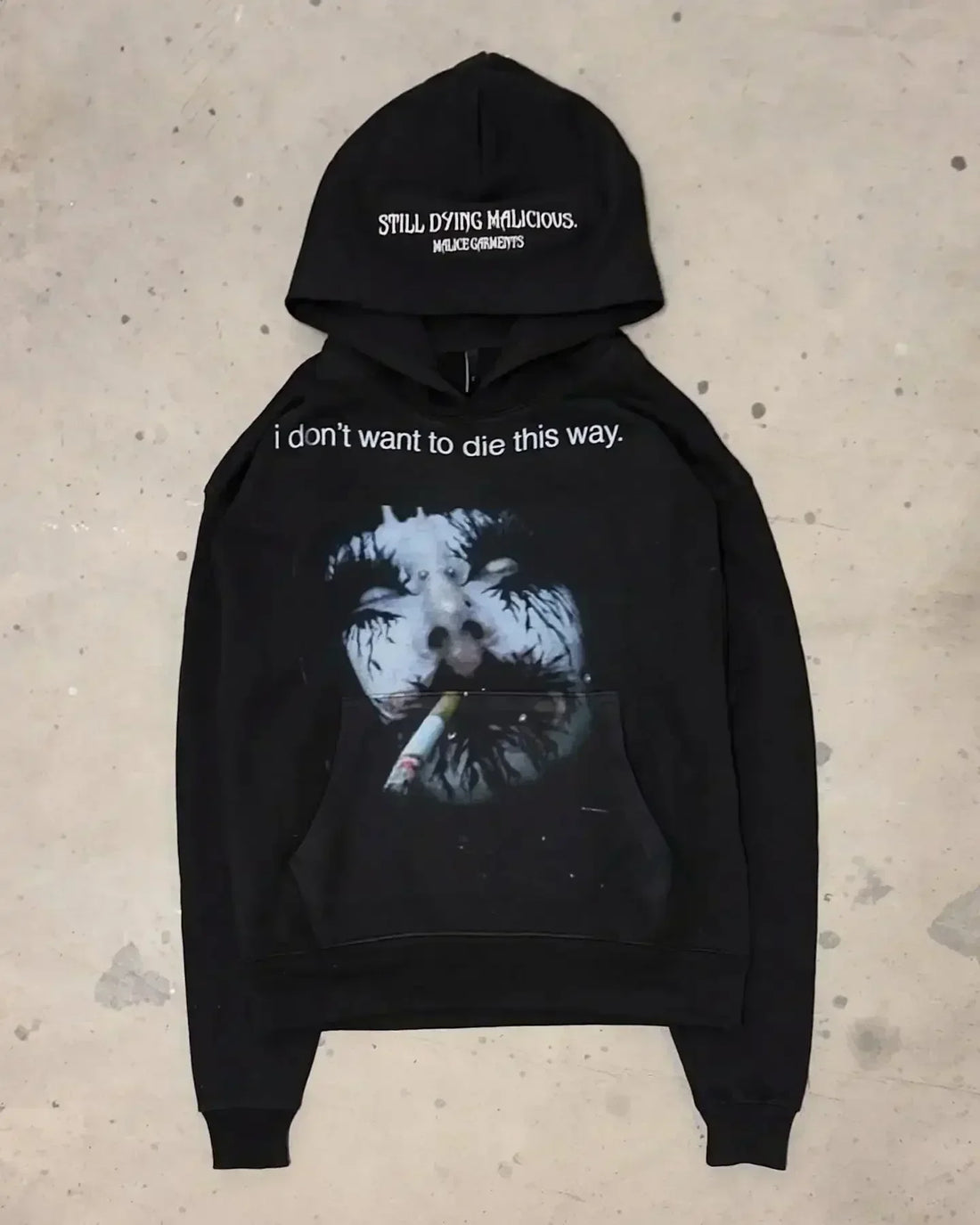 Streetwear Oversized Hoodie Gothic Goth Men And Women
