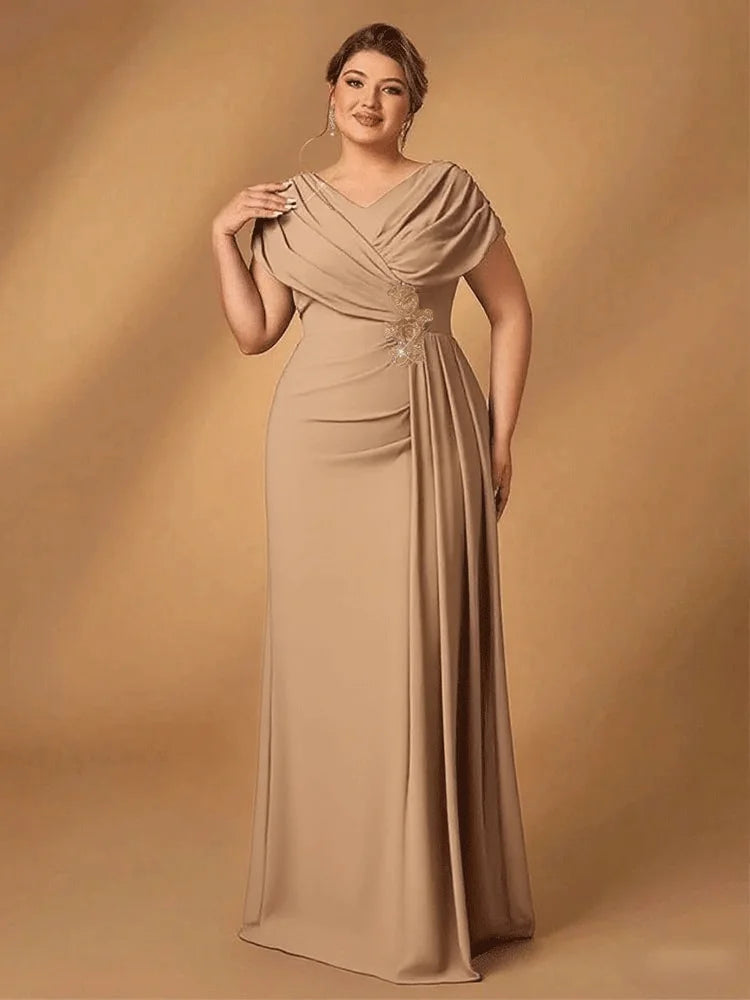 Evening Dress Wedding Reception Party Luxury Shiny