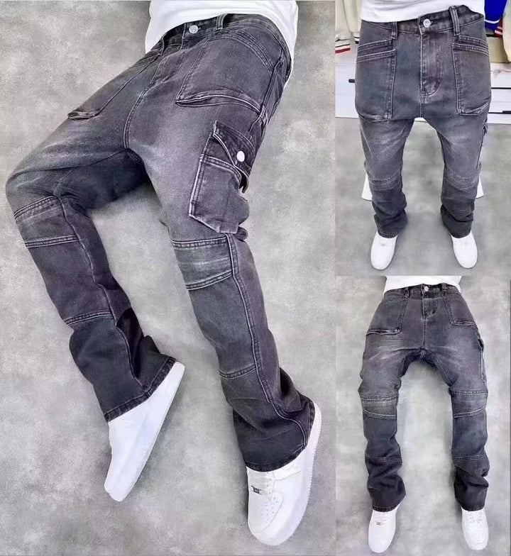 2025 Outfit Men's Jeans  Denim Pants  Hip hop