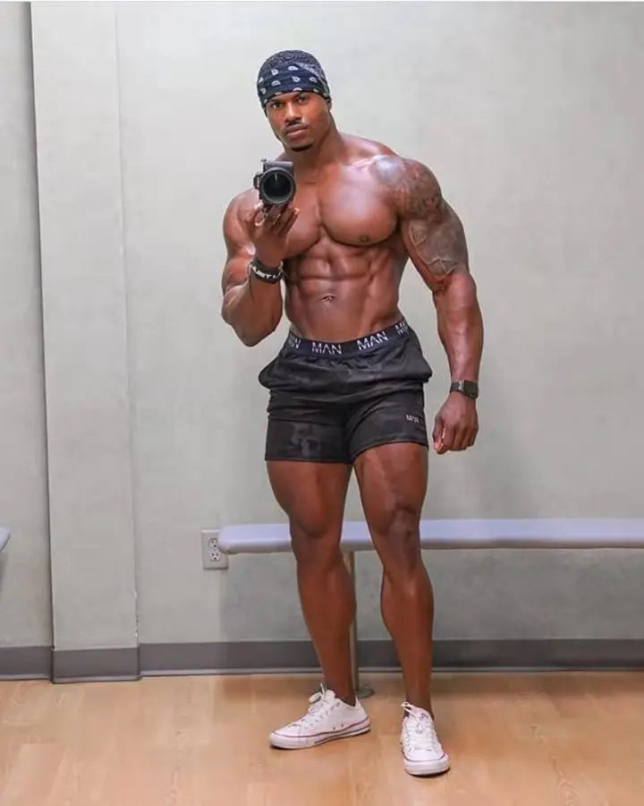 Summer New Men Short Bodybuilding Sweatpants Fitness Exercise Training