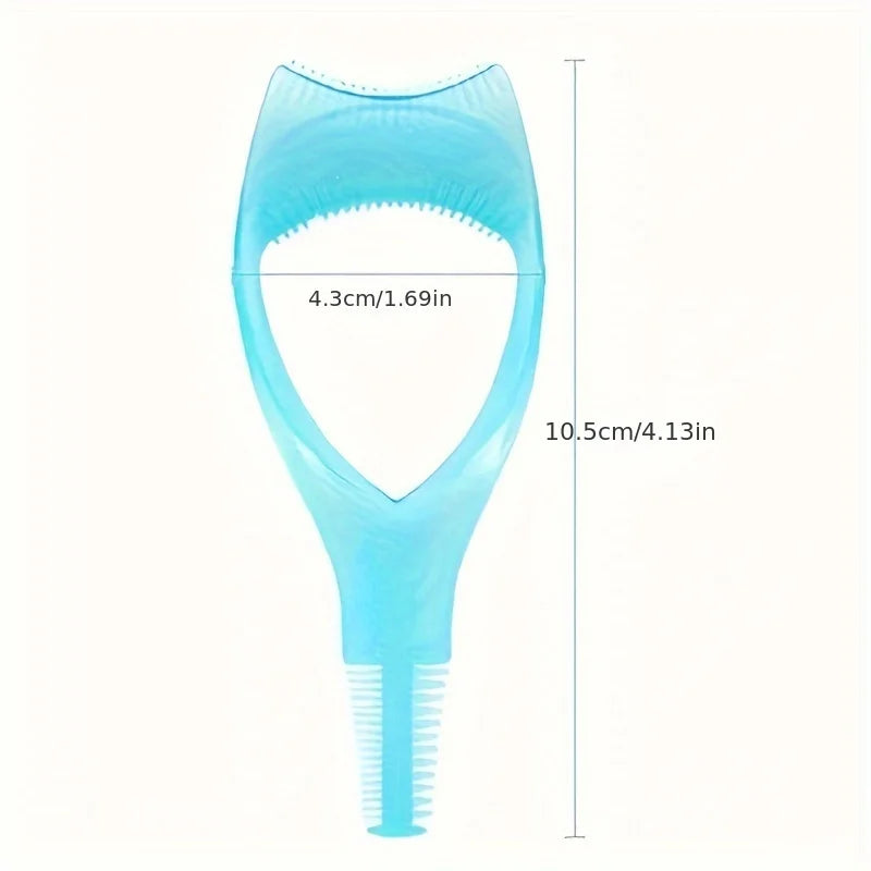 3 in 1 Mascara Applicator Template with Eyelash Curler Guard and Case
