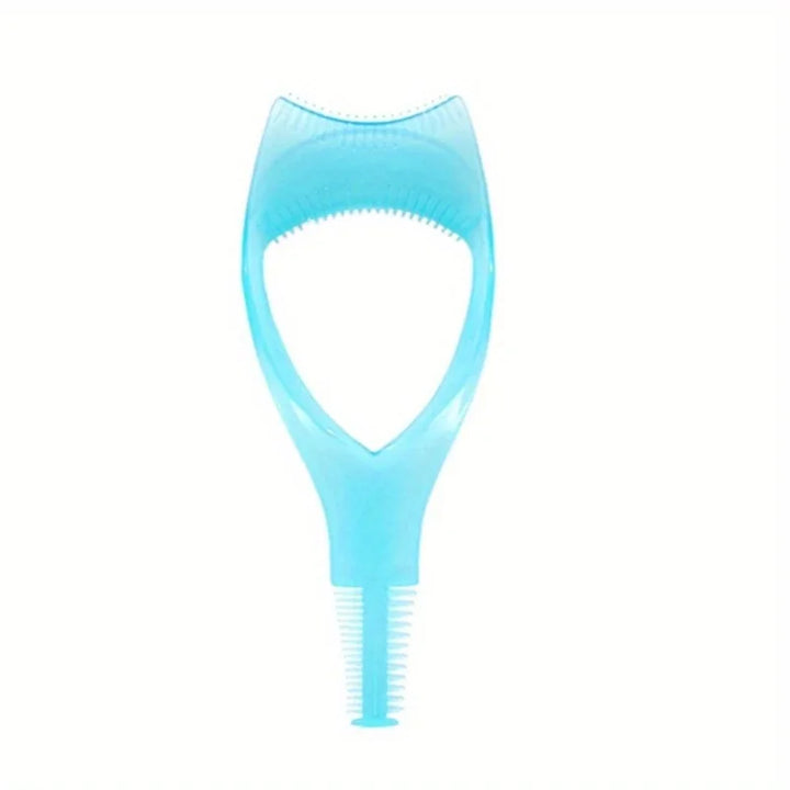 3 in 1 Mascara Applicator Template with Eyelash Curler Guard and Case