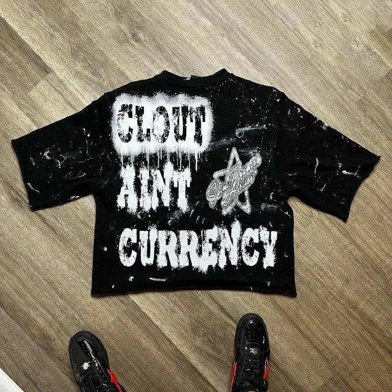 Streetwear T-Shirt Hip Hop Punk Rock Oversized Mens And Womens