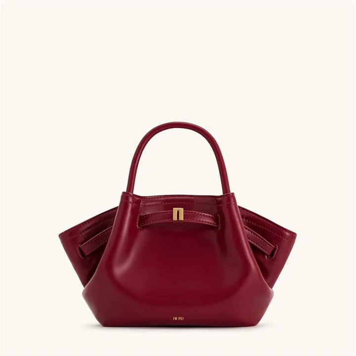 JW PEI 2025 New Women's Canvas Crossbody Shoulder Leather Tote Bag Handbag