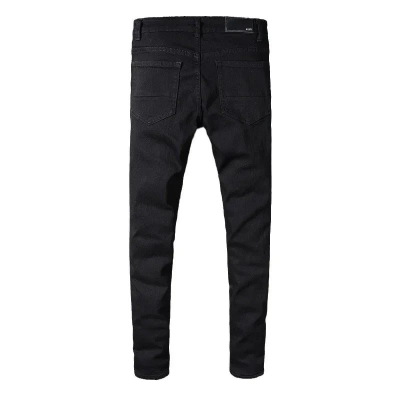 2025 Amiri Trendy American Style High Street Black