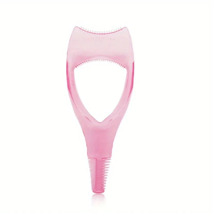 3 in 1 Mascara Applicator Template with Eyelash Curler Guard and Case