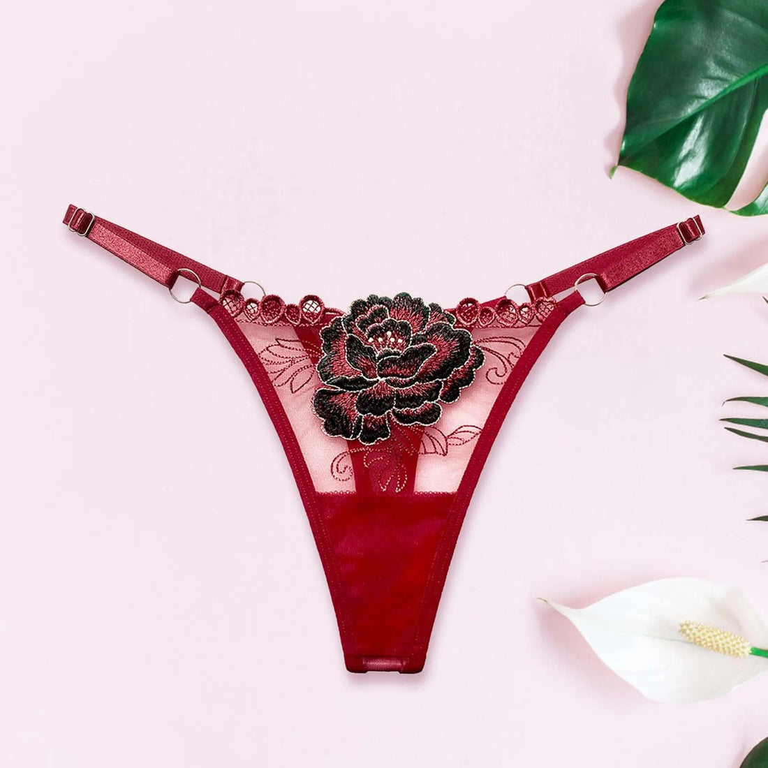 Sexy Flower Women G Underwear Ladies Briefs Lingere