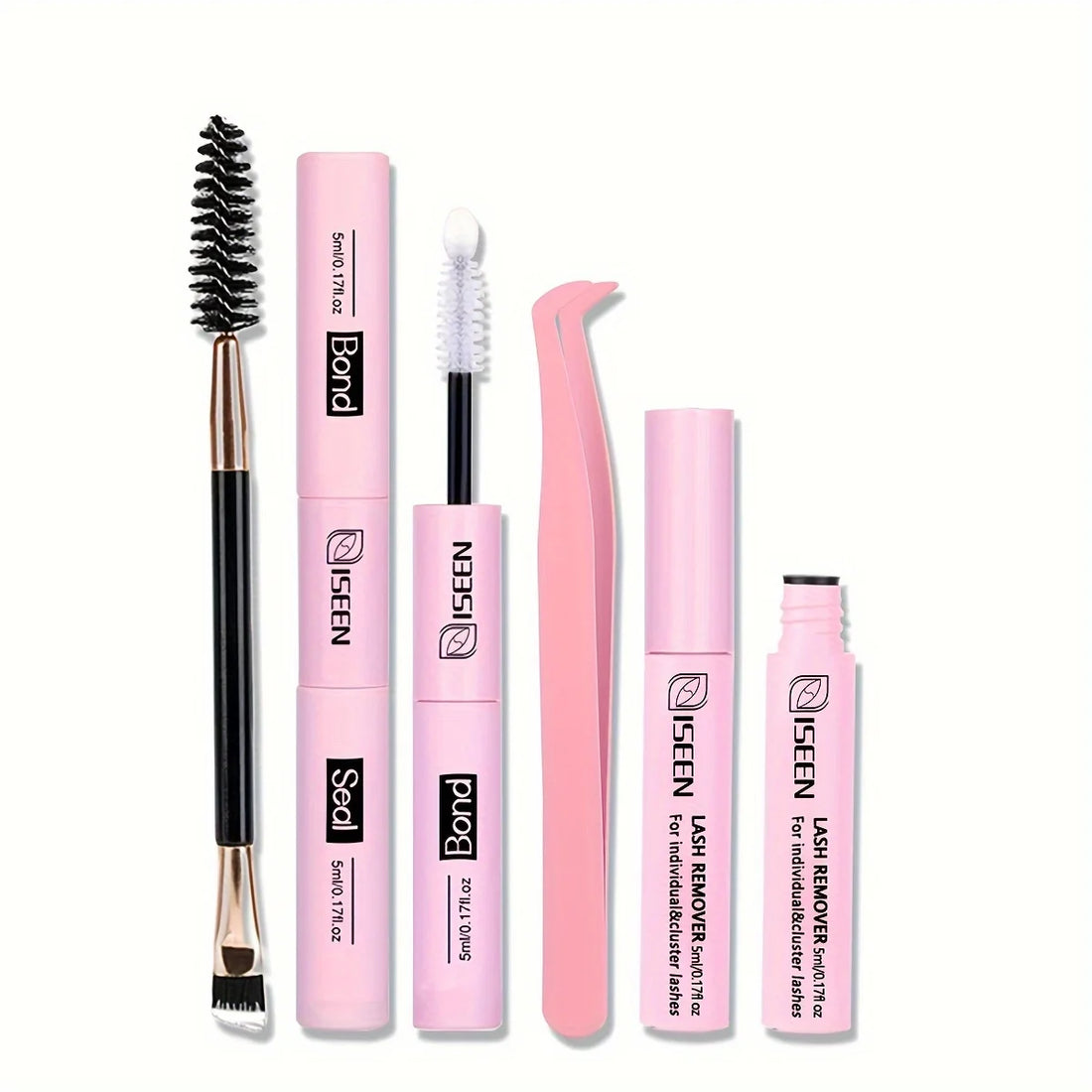 ISEEN Eyelash Bond & Seal 10ml  Eyelash Glue Remover 5ml Eyelash