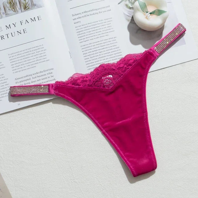 New Women's Panties Victoria Underwear Low Rise Thongs Secret T Tanga Underpanties