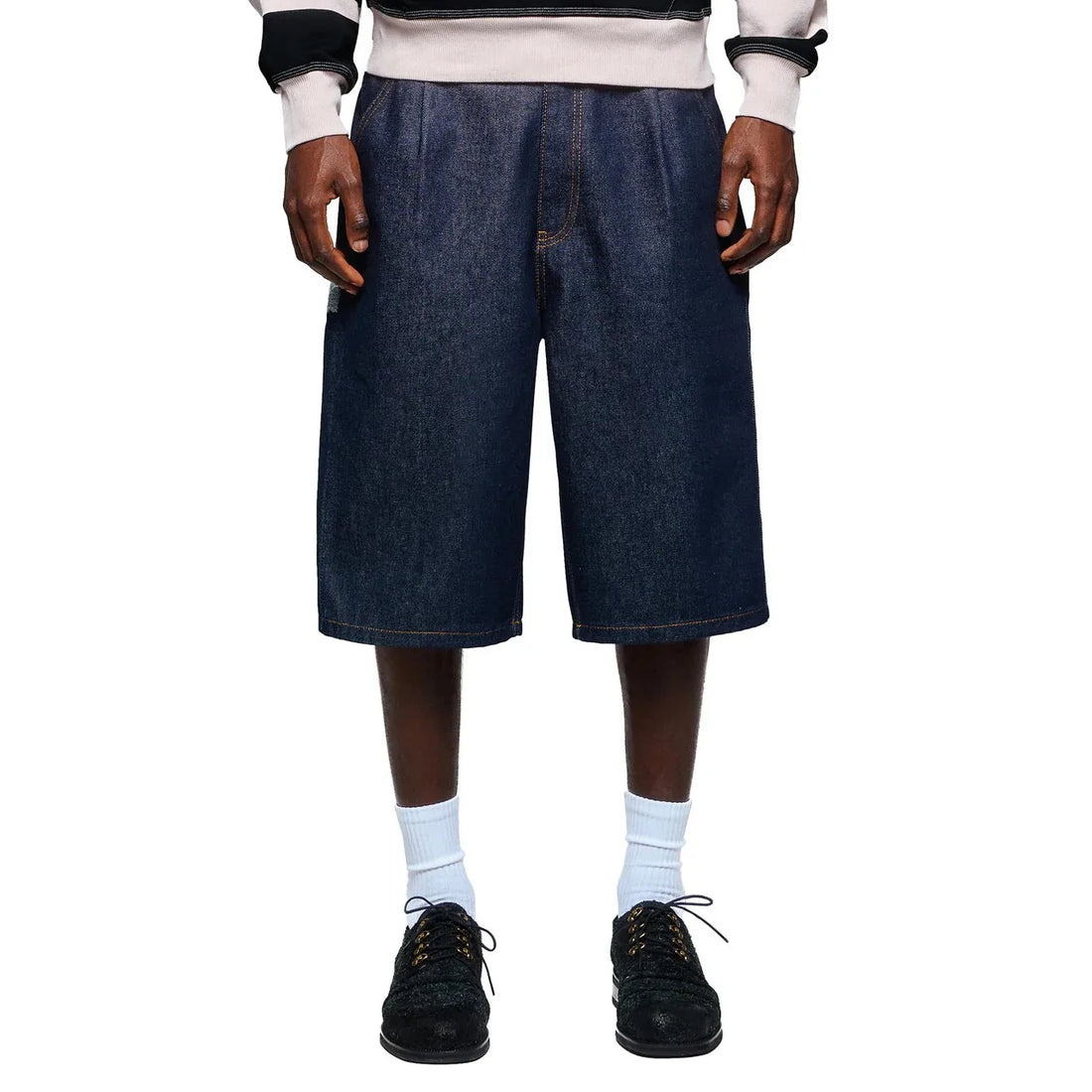 On Air Shorts Men Casual Denim Jorts Hip Hop Skateboard Streetwear