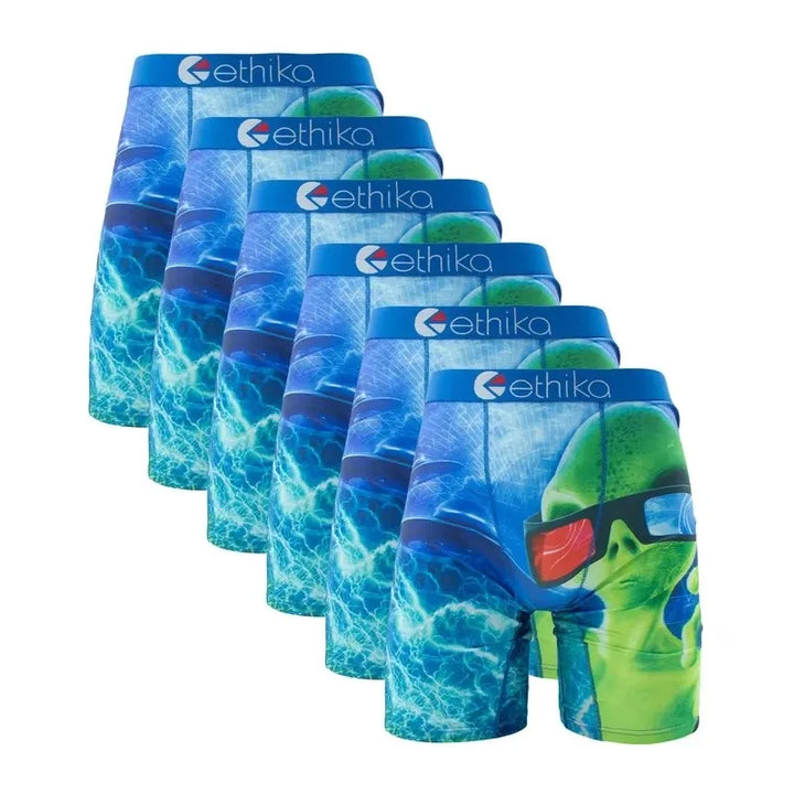6Pcs ETHIKA Sexy Men Underwear Boxer