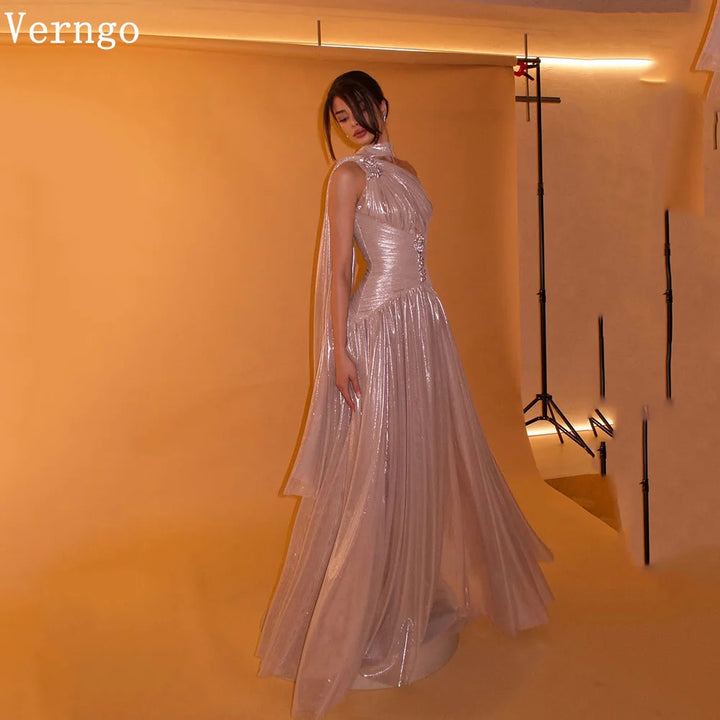 Verngo Shiny Designer Dresses Women Sequined Tight Prom Party