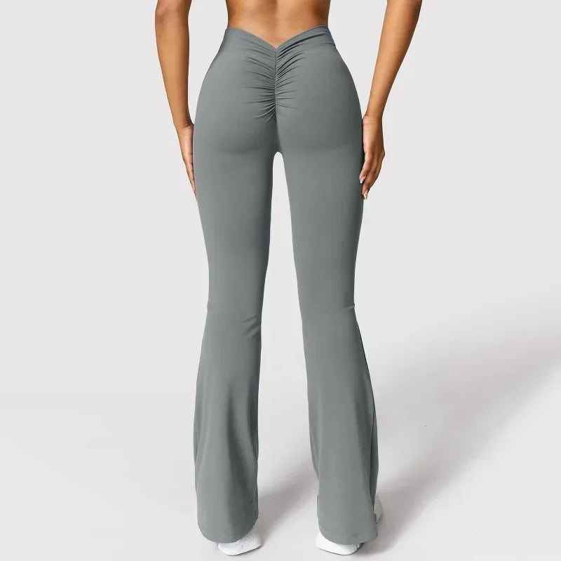 Gym Pants Solid Slim Latin Dance Trousers