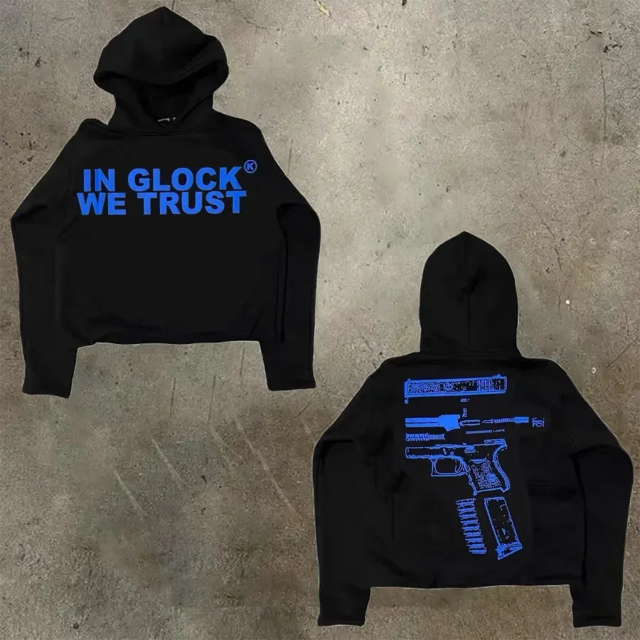 Hip Hop  Hoodie American Sweater Hoodie Men and Women