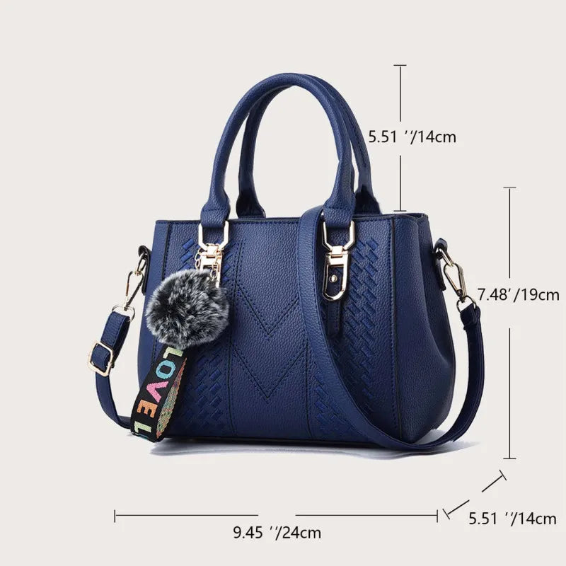 Messenger Leather Handbags Bags for Women